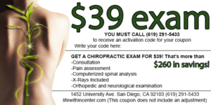 San Diego Chiropractic Coupon